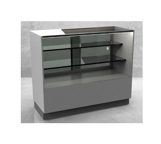 VITRINA DE EXHIBICION CON CAJONES DE ALMACENAMIENTO FDM338
