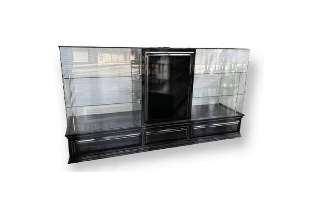 MOSTRADOR VINTAGE CON VITRINA FDM482