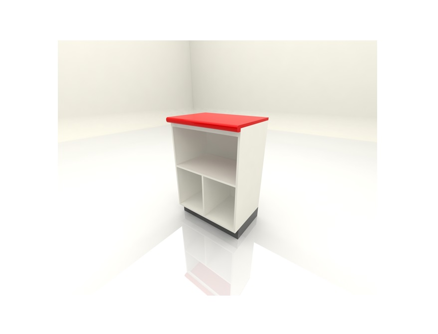 MOSTRADOR CONTRA CAJA SIN PUERTAS FDM506