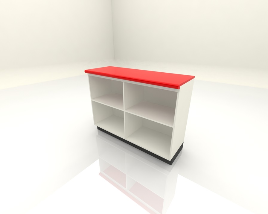 MOSTRADOR CONTRA CAJA S/PUERTAS FDM509